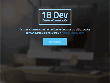 Tablet Screenshot of 18dev.com